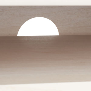 Safavieh Aurelio 2 Shelf Media Stand White   Honeycomb/ Pb / Mdf/ Rubber Wood MED9600C