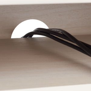 Safavieh Aurelio 2 Shelf Media Stand White   Honeycomb/ Pb / Mdf/ Rubber Wood MED9600C