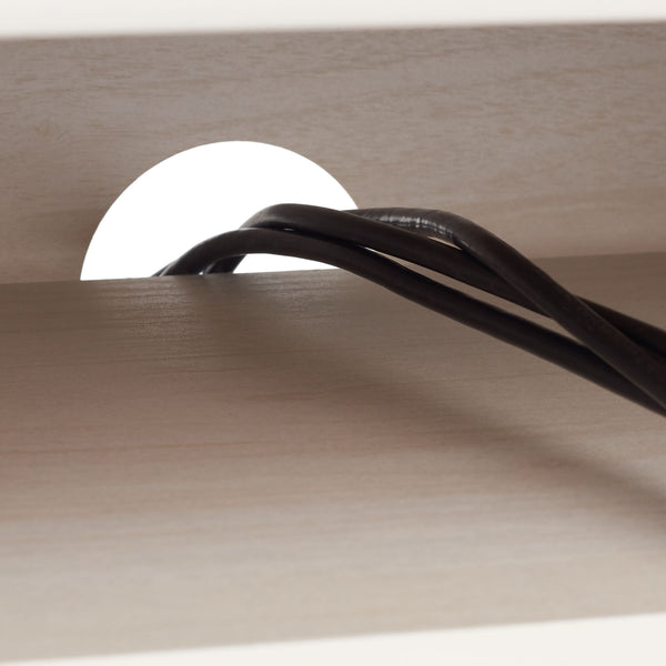 Safavieh Aurelio 2 Shelf Media Stand White   Honeycomb/ Pb / Mdf/ Rubber Wood MED9600C