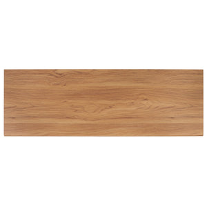 Safavieh Aurelio 2 Shelf Media Stand Oak Honeycomb/ Pb / Mdf/ Rubber Wood MED9600D