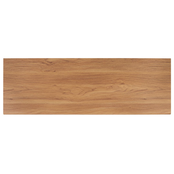 Safavieh Aurelio 2 Shelf Media Stand Oak Honeycomb/ Pb / Mdf/ Rubber Wood MED9600D