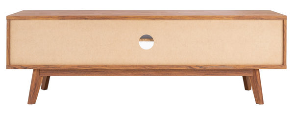 Safavieh Esma 2 Shelf Media Stand in Walnut MED9601A