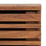 Safavieh Esma 2 Shelf Media Stand in Walnut MED9601A