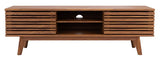 Safavieh Esma 2 Shelf Media Stand in Walnut MED9601A