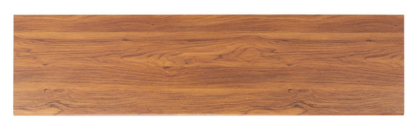 Safavieh Esma 2 Shelf Media Stand in Walnut MED9601A