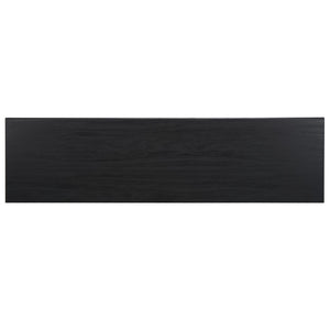 Safavieh Esma 2 Shelf Media Stand Black   Honeycomb/ Pb / Mdf/ Rubber Wood MED9601B
