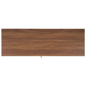 Safavieh Claude 1 Door 2 Shelf Media Stand Walnut Pb And Mdf, Rattan, Rubber Wood MED9609A