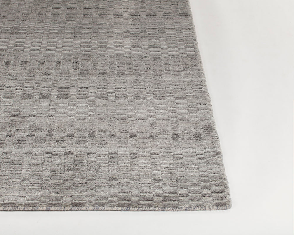 Chandra Rugs Melina 70% Viscose + 30% Wool Hand-Woven Contemporary Rug Grey/Silver 9' x 13'