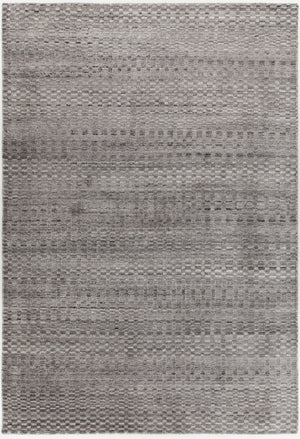 Chandra Rugs Melina 70% Viscose + 30% Wool Hand-Woven Contemporary Rug Grey/Silver 9' x 13'