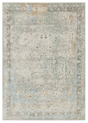 Jaipur Living Melo Collection MEL04 Thayer 100% Polyester Machine Made Updated Traditional Medallion Rug RUG152815