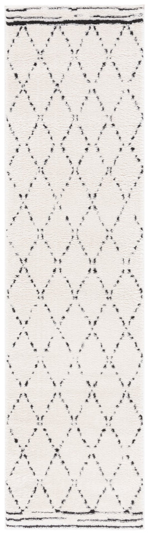Safavieh Melody 102 Bohemian Power Loomed Rug Ivory / Black MEL102A-7SQ