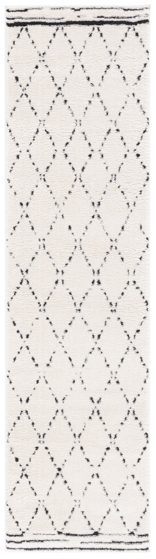 Safavieh Melody 102 Bohemian Power Loomed Rug Ivory / Black MEL102A-7SQ