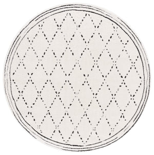 Safavieh Melody 102 Bohemian Power Loomed Rug Ivory / Black MEL102A-7R