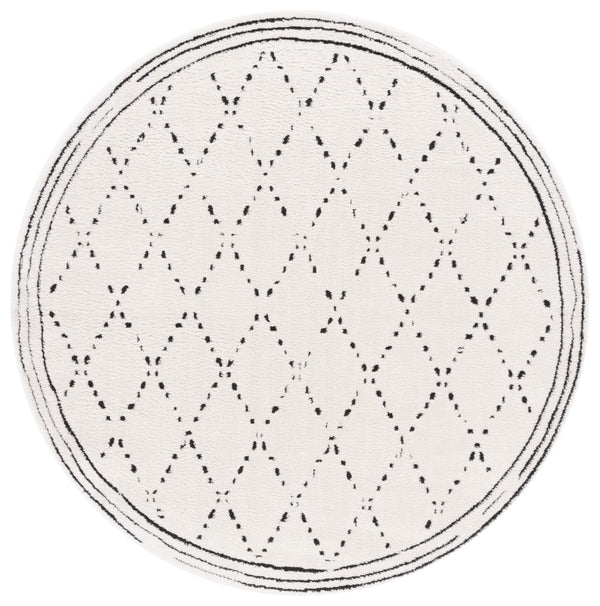 Safavieh Melody 102 Bohemian Power Loomed Rug Ivory / Black MEL102A-7R