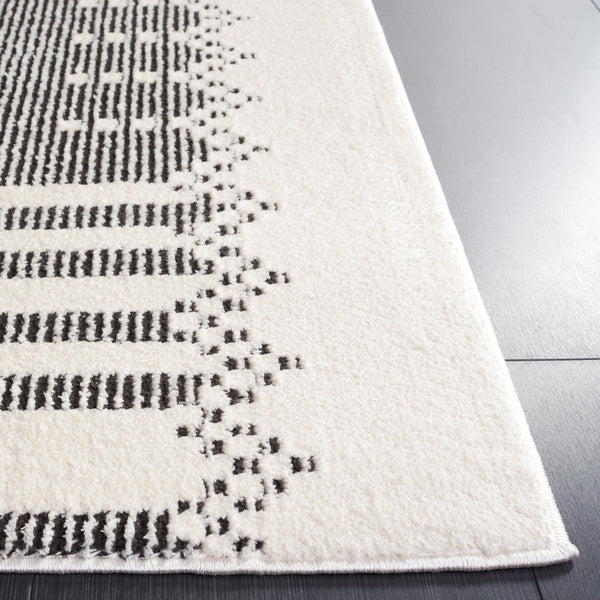 Safavieh Melody 106 Modern Power Loomed Rug Ivory / Black MEL106A-9