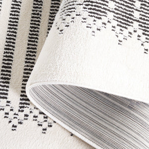 Safavieh Melody 106 Modern Power Loomed Rug Ivory / Black MEL106A-9