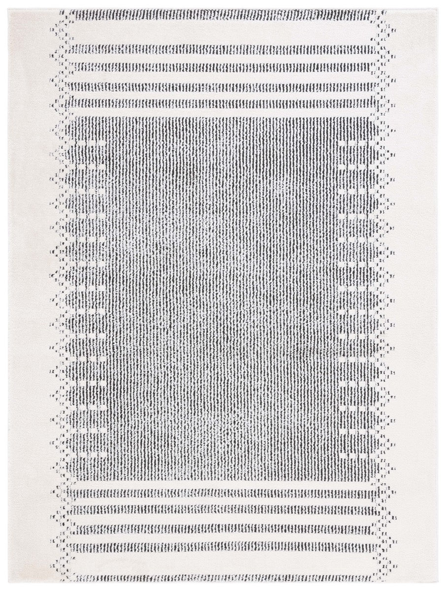 Safavieh Melody 106 Modern Power Loomed Rug Ivory / Black MEL106A-7SQ