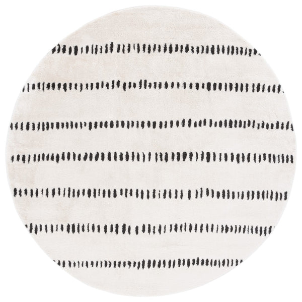 Safavieh Melody 114 Modern Power Loomed Rug Ivory / Black MEL114A-7R