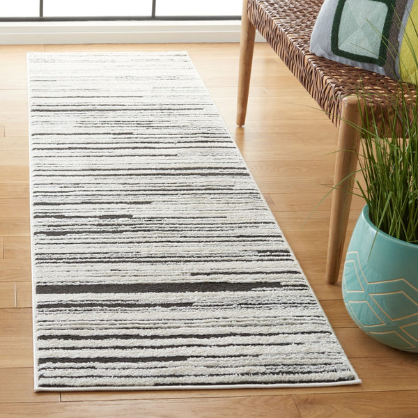 Safavieh Melody 116 Modern Power Loomed Rug Ivory / Black MEL116A-7SQ