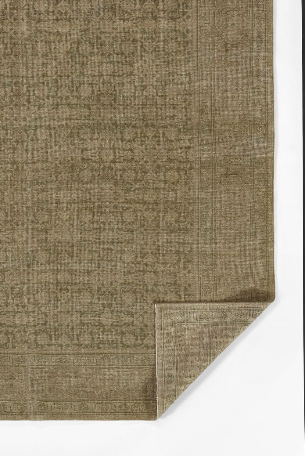 Momeni Pure Salt Menorca MEN-1 Hand Knotted Indoor Area Rug Green 10' x 14' MENORMEN-1GRNA0E0