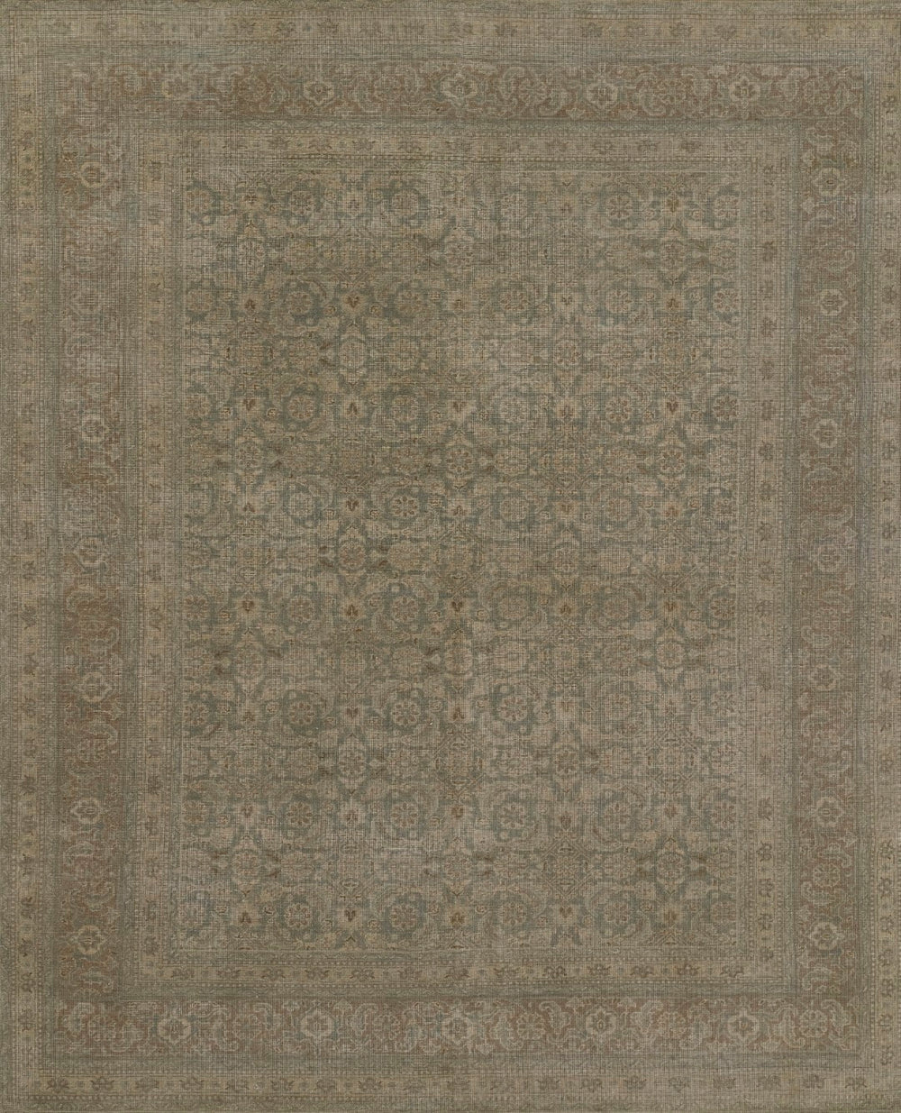 Momeni Pure Salt Menorca MEN-3 Hand Knotted Indoor Area Rug Blue 10' x 14' MENORMEN-3BLUA0E0