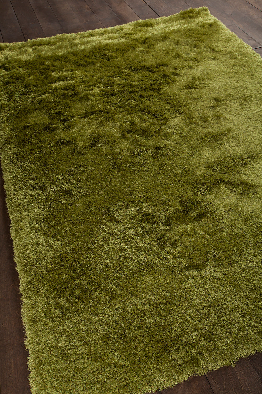 Chandra Rugs Mercury 100% Polyester Hand-Woven Contemporary Rug Green 9' x 13'