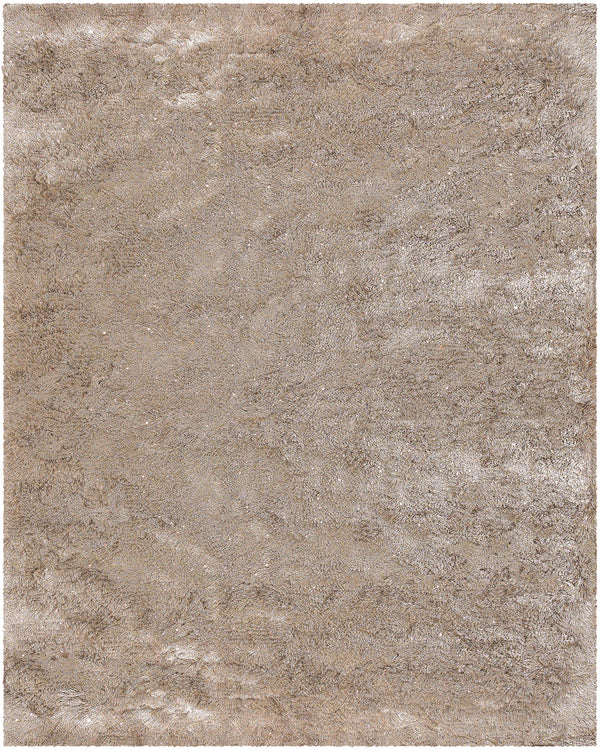 Chandra Rugs Mercury 100% Polyester Hand-Woven Contemporary Rug Beige 9' x 13'