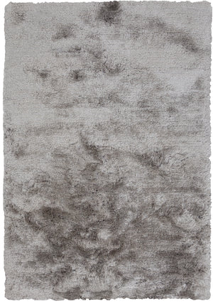 Chandra Rugs Mercury 100% Polyester Hand-Woven Contemporary Rug Grey 9' x 13'