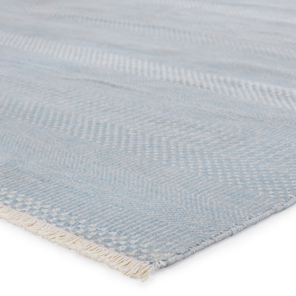 Jaipur Living Adler Tribal Sky Blue/ Ivory Area Rug (10'X14')