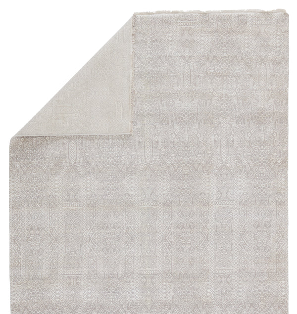 Jaipur Living Bram Tribal Light Gray/ Ivory Area Rug (10'X14')
