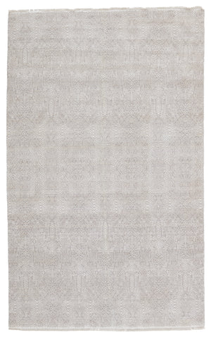 Jaipur Living Bram Tribal Light Gray/ Ivory Area Rug (10'X14')