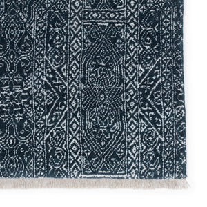 Jaipur Living Bram Tribal Dark Blue/ Ivory Area Rug (10'X14')