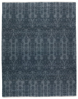 Jaipur Living Bram Tribal Dark Blue/ Ivory Area Rug (10'X14')