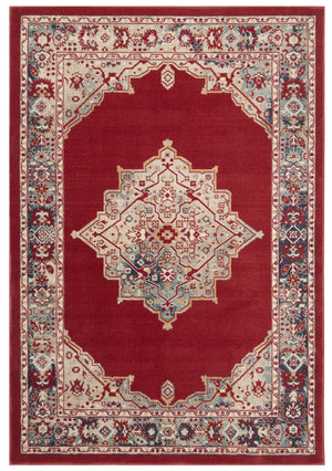Safavieh Merlot 312 Power Loomed 5% PES/32% COTTON/58% PP/5% Latex Rug MER312Q-4