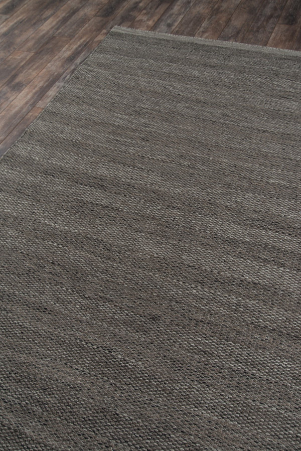 Momeni Mesa MES-2 Hand Woven Contemporary Striped Indoor Area Rug Smoke 9' x 12' MESA0MES-2SMO90C0