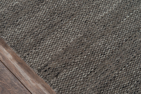 Momeni Mesa MES-2 Hand Woven Contemporary Striped Indoor Area Rug Smoke 9' x 12' MESA0MES-2SMO90C0