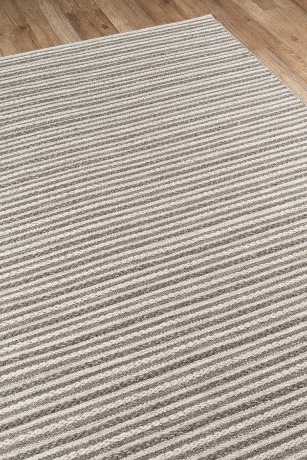 Momeni Mesa MES-3 Hand Woven Contemporary Striped Indoor Area Rug Natural 9' x 12' MESA0MES-3NAT90C0
