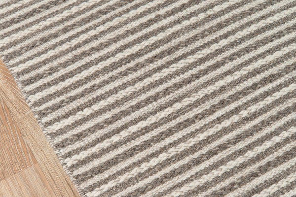 Momeni Mesa MES-3 Hand Woven Contemporary Striped Indoor Area Rug Natural 9' x 12' MESA0MES-3NAT90C0