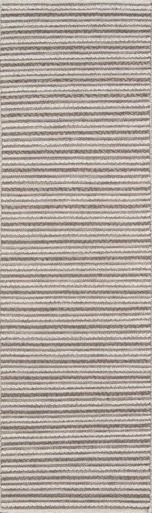Momeni Mesa MES-3 Hand Woven Contemporary Striped Indoor Area Rug Natural 9' x 12' MESA0MES-3NAT90C0