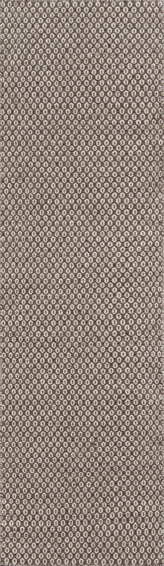 Momeni Mesa MES-4 Hand Woven Contemporary Geometric Indoor Area Rug Brown 9' x 12' MESA0MES-4BRN90C0