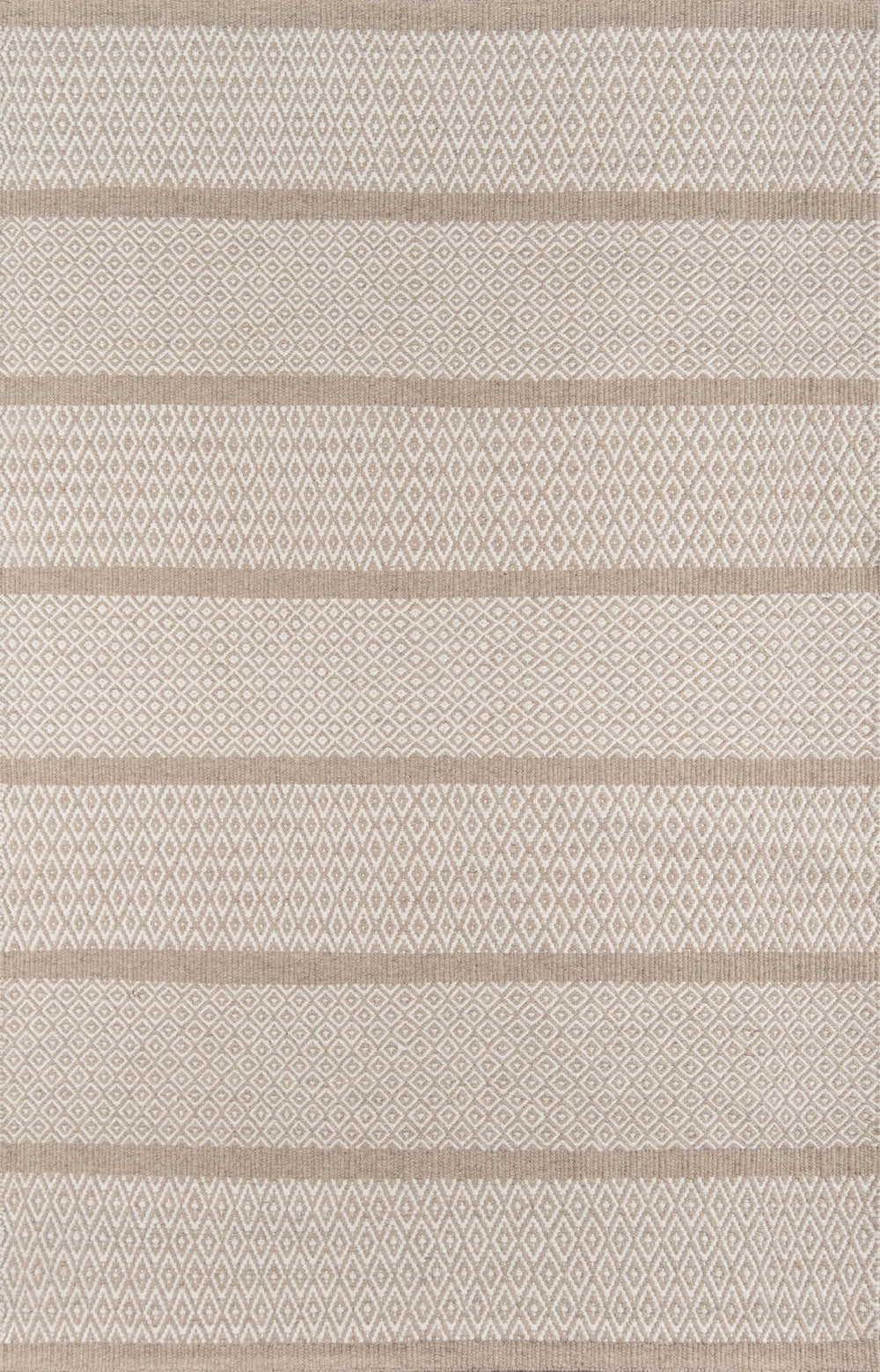 Momeni Mesa MES-9 Hand Woven Contemporary Striped Indoor Area Rug Beige 9' x 12' MESA0MES-9BGE90C0