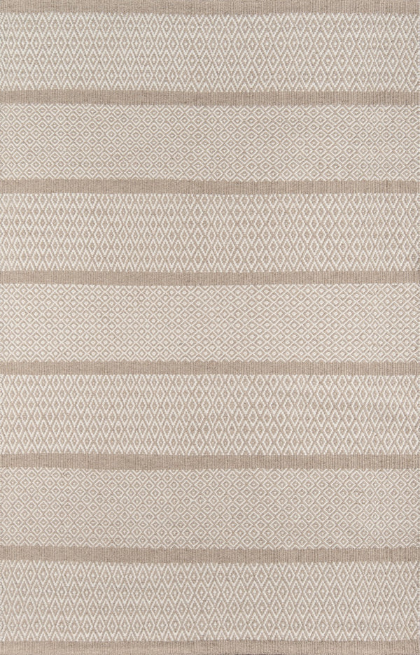 Momeni Mesa MES-9 Hand Woven Contemporary Striped Indoor Area Rug Beige 9' x 12' MESA0MES-9BGE90C0