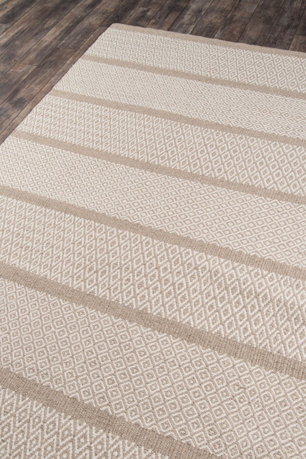 Momeni Mesa MES-9 Hand Woven Contemporary Striped Indoor Area Rug Beige 9' x 12' MESA0MES-9BGE90C0