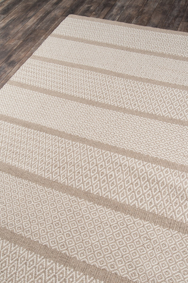 Momeni Mesa MES-9 Hand Woven Contemporary Striped Indoor Area Rug Beige 9' x 12' MESA0MES-9BGE90C0