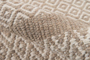 Momeni Mesa MES-9 Hand Woven Contemporary Striped Indoor Area Rug Beige 9' x 12' MESA0MES-9BGE90C0