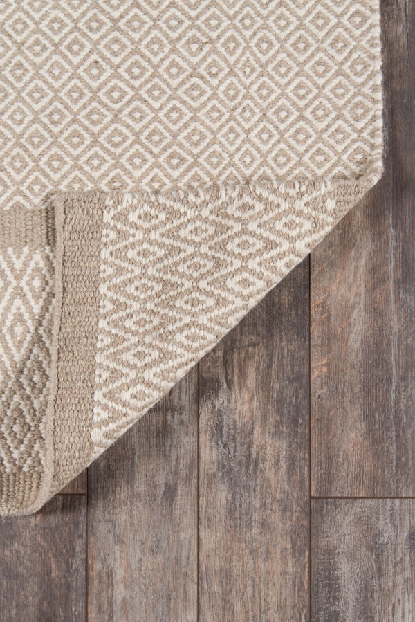 Momeni Mesa MES-9 Hand Woven Contemporary Striped Indoor Area Rug Beige 9' x 12' MESA0MES-9BGE90C0