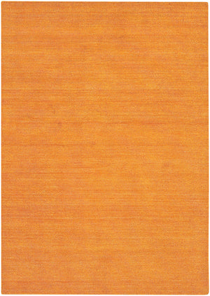Chandra Rugs Metro 100% Wool Hand-Tufted Contemporary Rug Orange/Yellow 7'9 x 10'6