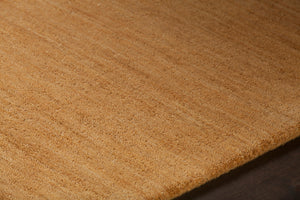 Chandra Rugs Metro 100% Wool Hand-Tufted Contemporary Rug Orange/Yellow 7'9 Round