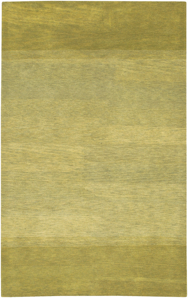 Chandra Rugs Metro 100% Wool Hand-Tufted Contemporary Rug Green 7'9 x 10'6