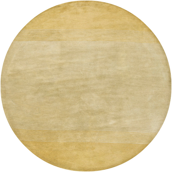 Chandra Rugs Metro 100% Wool Hand-Tufted Contemporary Rug Green 7'9 Round